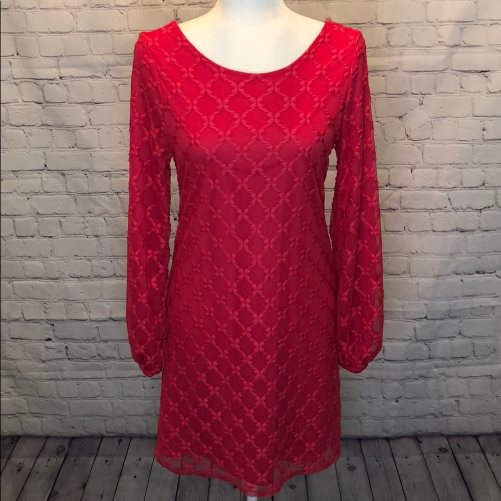 SALE Pink Lace Dress